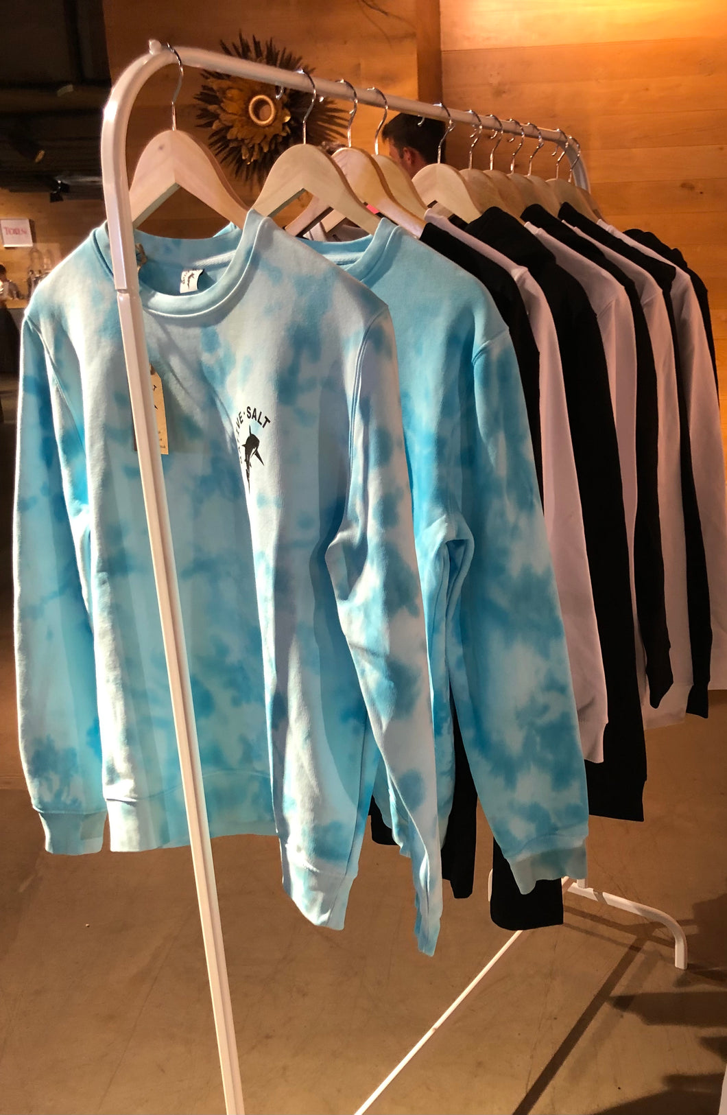 Tie Dye Sweatshirt Blue